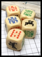 Dice : Dice - Poker Dice - Poker Dice with Archer on Horse - eBay Nov 2016